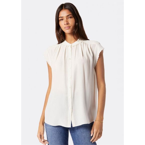 Joie Calais Blouse Porcelain Size XS - Picture 2 of 13